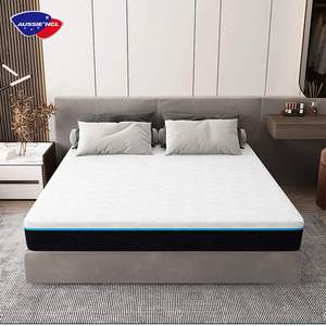 Best factory Aussie sleep well mattress stores near me single double full king modern high swirl gel memory foam mattress