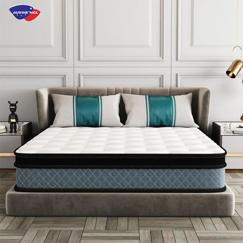 The best factory wholesale roll full inch mattress comfort hotel gel memory foam spring hybrid mattress