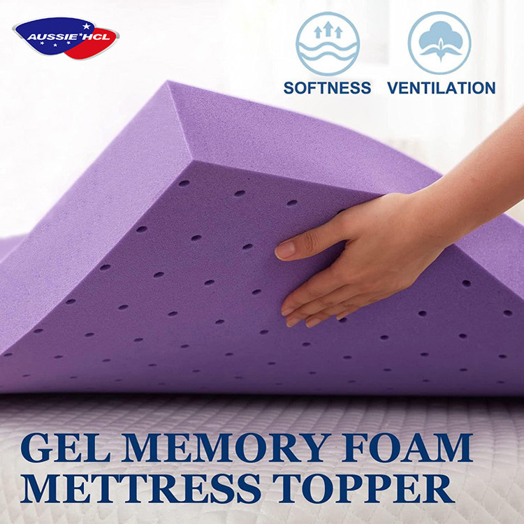 matratze 140 x200 Double Queen High Density Foam Mattress Pad Visco PU Bed Topper Cooling Gel Memory Mattress Topper