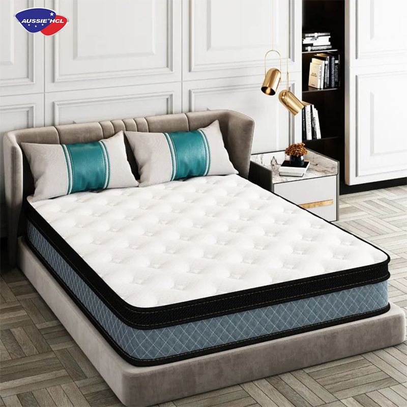 The best factory wholesale roll full inch mattress comfort hotel gel memory foam spring hybrid mattress