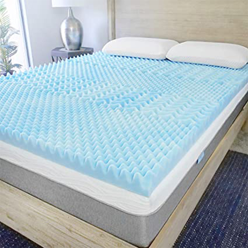 Cooling Ice Silicone Gel Mattress Memory Foam Visco PU Pad Cooling Gel Mattress Gel Topper