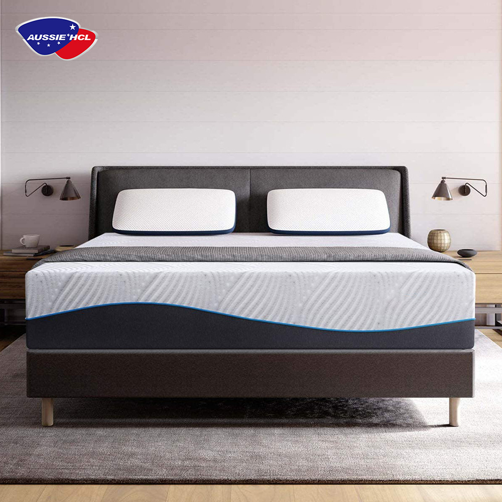 Quality memory foam mattress full king rebonded foam sleeping well mattresses swirl gel memory mattress