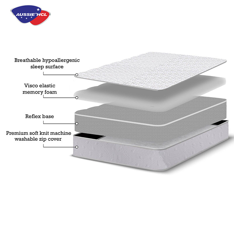 comfortable high density foam mattress in box bedroom twin mattress topper latex visco elastic gel memory foam hotel mattresses