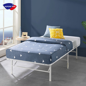 premium twin double size hotel platform sturdy metal bed frame mattress foundation Base