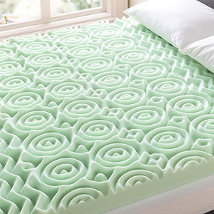 Orthopedic Hotel cooling soft single double queen silicone amazon PU pad cooling gel memory foam bed mattress topper