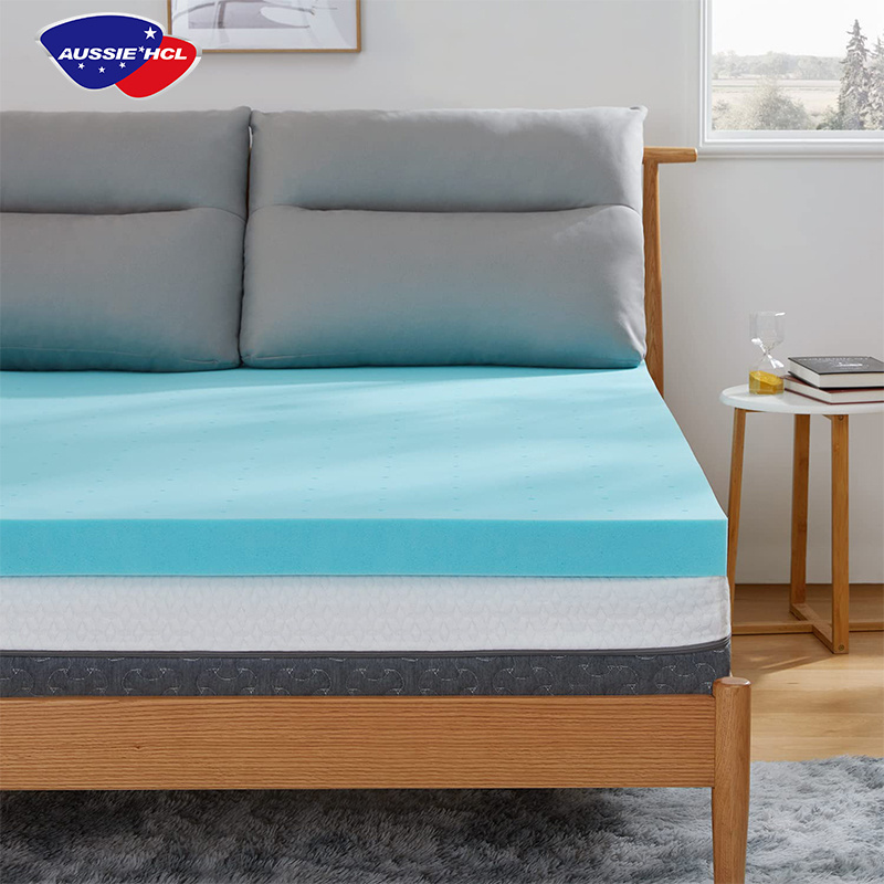 2 3 4 Inch Roll up colchones sleep well high density foam king mattress pad topper in box royal gel memory foam latex mattress