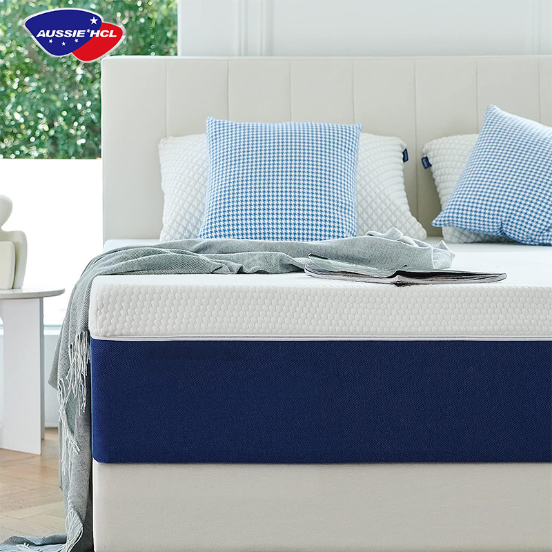 comfortable high density foam in box fabric mattress euro top natural latex mattress hybrid gel memory foam mattresses