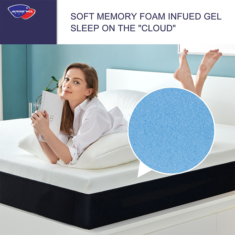 comfortable high density foam mattress in box bedroom soft twin xl mattress topper memory foam latex gel pocket hotel mattresses