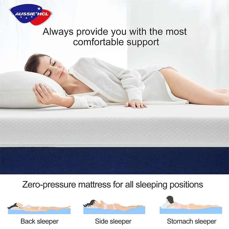 comfortable high density foam in box fabric mattress euro top natural latex mattress hybrid gel memory foam mattresses