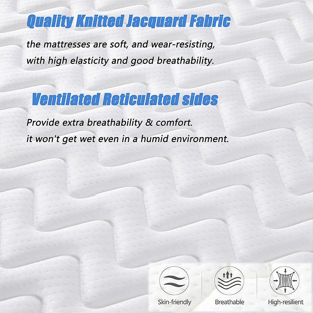 Hybrid sleep well  twin double size cover  king queen mattresses protector waterproof pocket spring gel memory foam mattress