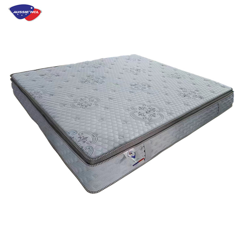 quality high density foam mattress in box order online  customized latex gel memory foam 5-zone pocket hotel mattresses