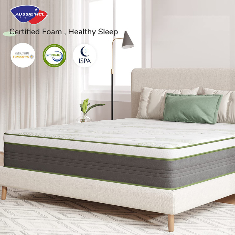 Orthopedic hybrid cooling compressed foam mattress in box order online latex gel memory foam 5 7 zone pocket spring mattresses