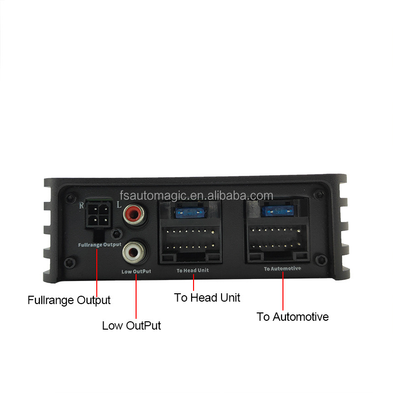 QMF-D6 DSP Customized Car Amplifier Smart Auto Tuning 4-CH input 6-CH output Class D High-power Best Stereo Audio  Car Amplifier