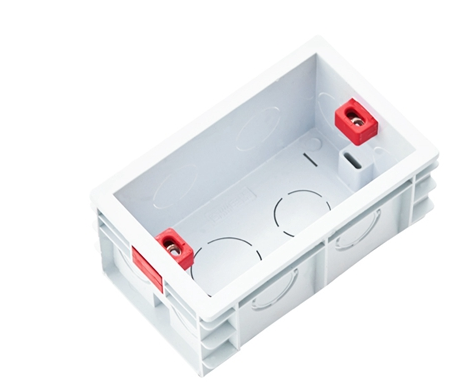 Baili 118 type 50H PVC mounting  box Electrical enclosure white switch socket  box junction box