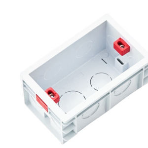 Baili 118 type 50H PVC mounting  box Electrical enclosure white switch socket  box junction box