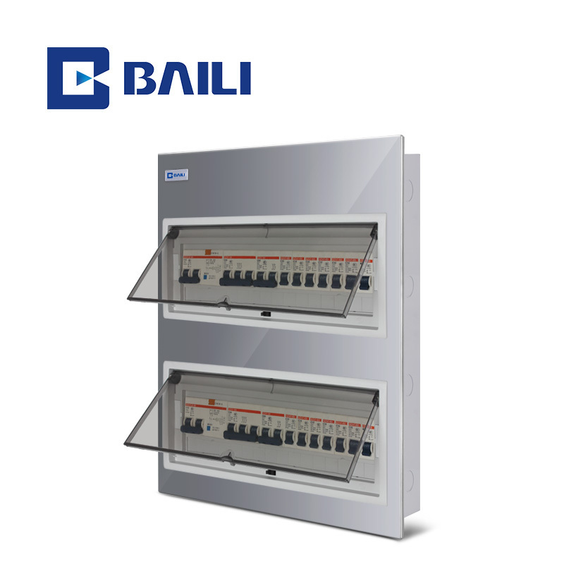 BAILI A8L 32way  Stainless steel panel wall mounted electrical Control Panel  board Distribution Box