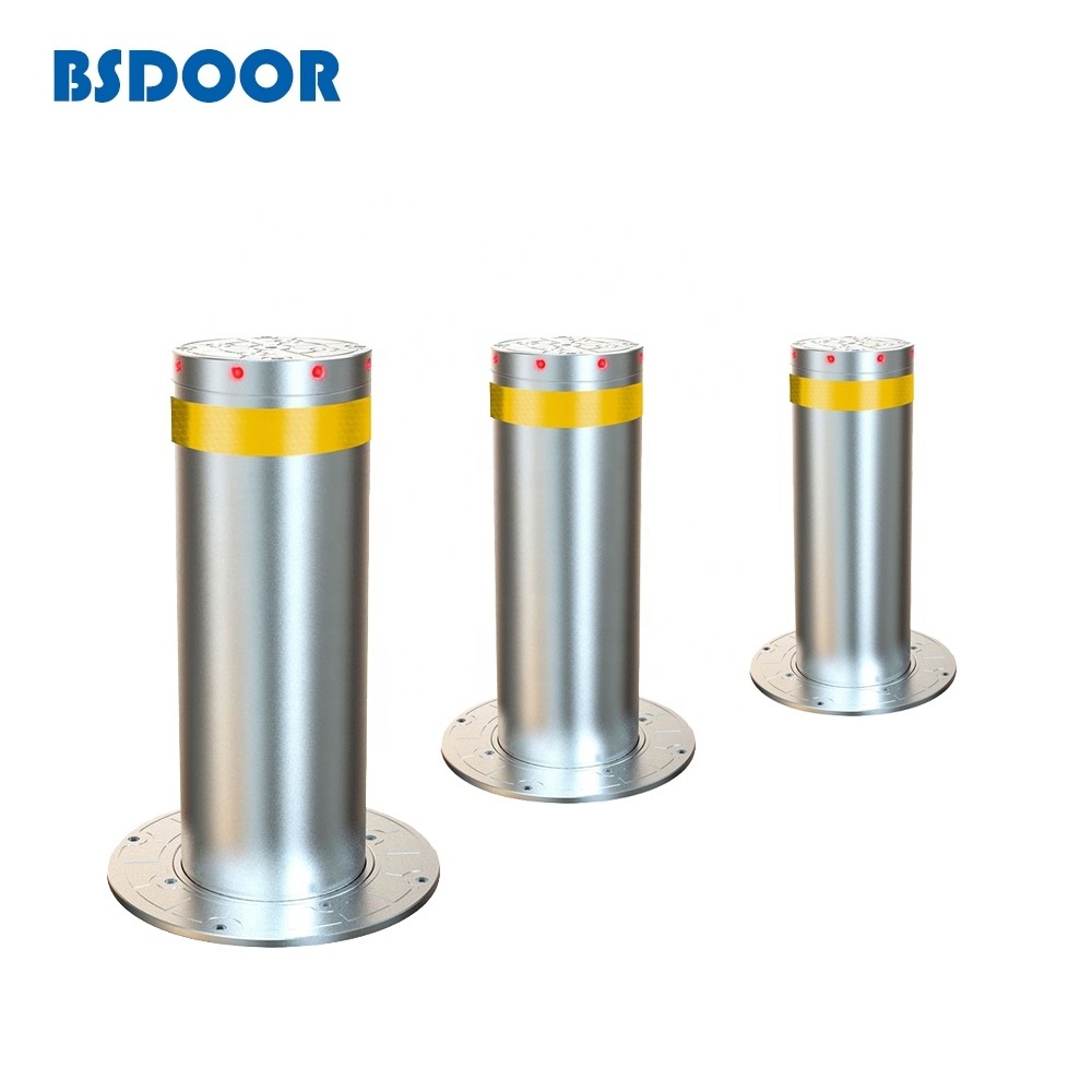 Road Traffic Parking Security Breakaway Automatic Hydraulic retractable Rising Bollard