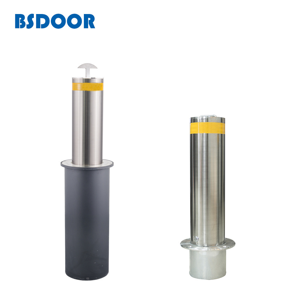 304 Stainless Steel Automatic Hydraulic Electric Retractable Rising Bollards