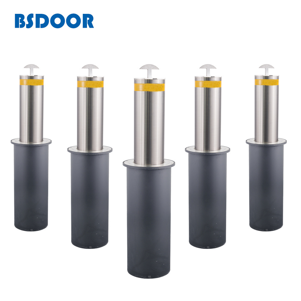 304 Stainless Steel Automatic Hydraulic Electric Retractable Rising Bollards