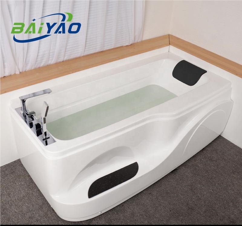 Dual-Person Hydromassage Spa Tub in Hotel, with Colored Bubble Massage, Acrylic Jacuzzi, and Whirlpool Jetted Bathing