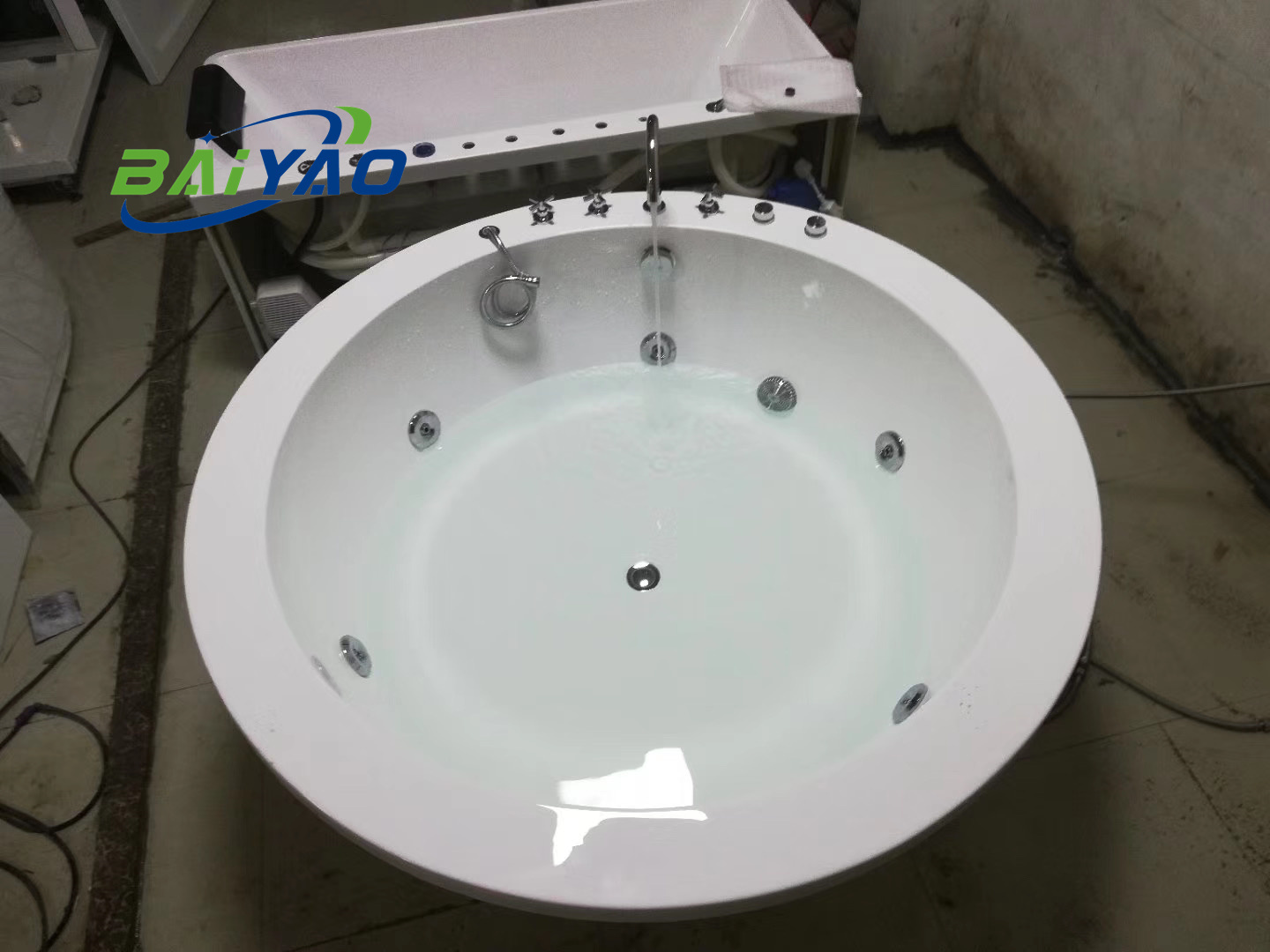 BaiYao Drop-In Jacuzzier Bathtub Sauna Beauty Spa Aqua Therapy  Improve Sleep Quality Yacuzy Indoor