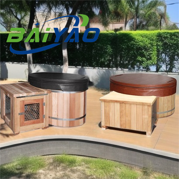 Outdoor Cold Plunge Tub Customized Stainless Steel Spa Cold Plunge Tub Water Chiller Cold Plunge For Sale