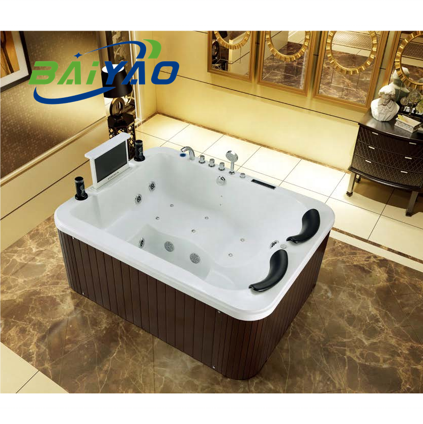 Baiyao Wonderful Led Bath Tub Light Baby Bath Tub Whirlpool  Spa Adult Massage Spa Hot Tub