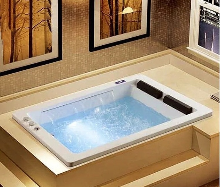 Best Wholesale Price Smart Bathtubs Drop-in Style Spa Outdoor Hidroasaje Jacuzzier Rectangle Jacuzzier