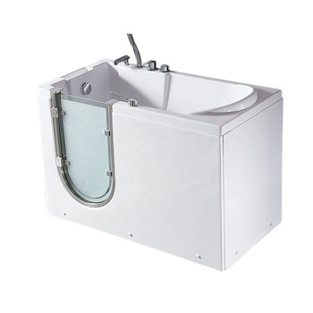 High-end 1 Person Walk In Tub Shower Combo Bathtub Acrylic Full Baby Spa Bathtub With Shower