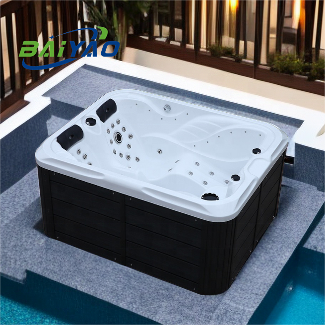 Price Cheap Jacuzzis Outdoor Spa Bathtub Luxury Acrylic Whirlpool Massage Spa Hot Tub  And Smart Play Balboa 3 Person Hottub