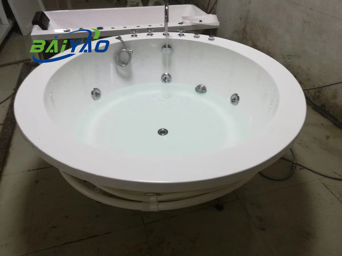 BaiYao Drop-In Jacuzzier Bathtub Sauna Beauty Spa Aqua Therapy  Improve Sleep Quality Yacuzy Indoor