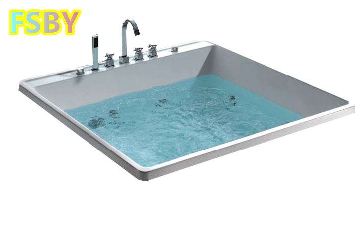 Embedded Underground Bathtub Drop In Build In Massage Bathtub For Usa Market