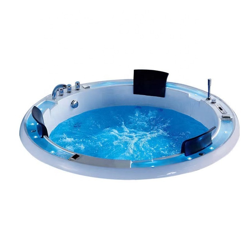 Automatic  Underground Spa/ Outdoor Round Spa/ Round Acrylic Drop-in Inground Two Person Bathtub