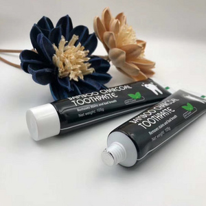 Wholesale high quality Home-used Natural 105g black Bamboo Activated Charcoal whitening Fresh breath Toothpaste