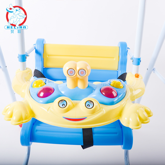 BLM 2021 Multi-function baby bouncer hand movement cradle swing adjustable safety baby rocker chair with music