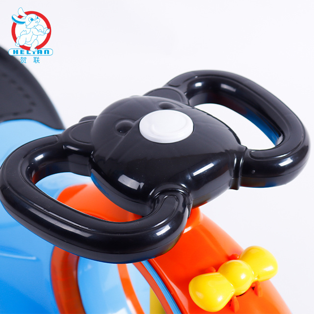 BLM high quality multifunctional Happy Swing Twist Car baby kid children wiggle swing car for kids