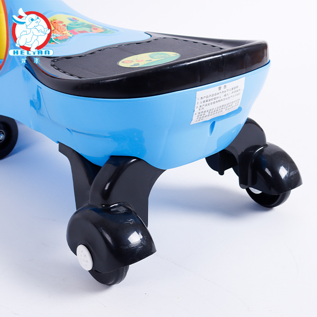 BLM high quality multifunctional Happy Swing Twist Car baby kid children wiggle swing car for kids