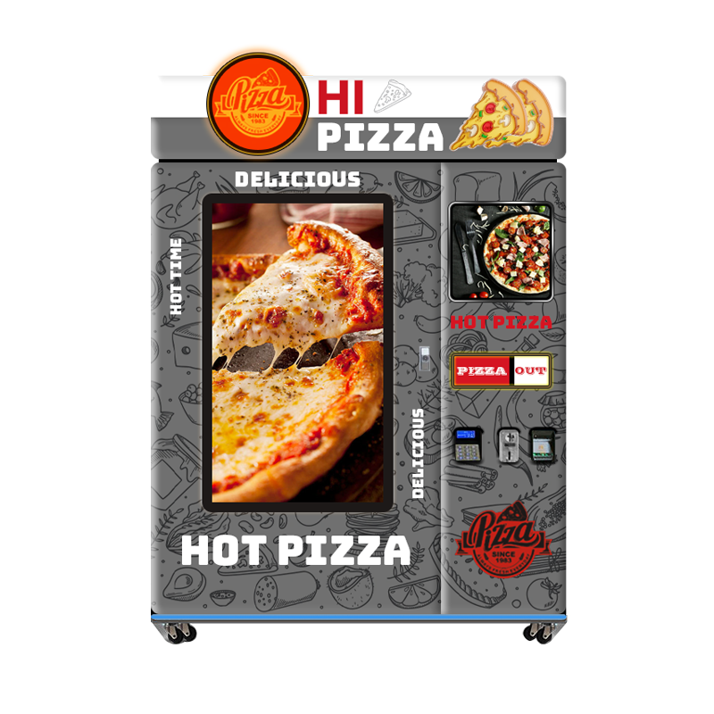 Big Touch Screen Advertising Pizza Vending Machine Factory Directly Pizza Making Vending Machine Pizza Robot