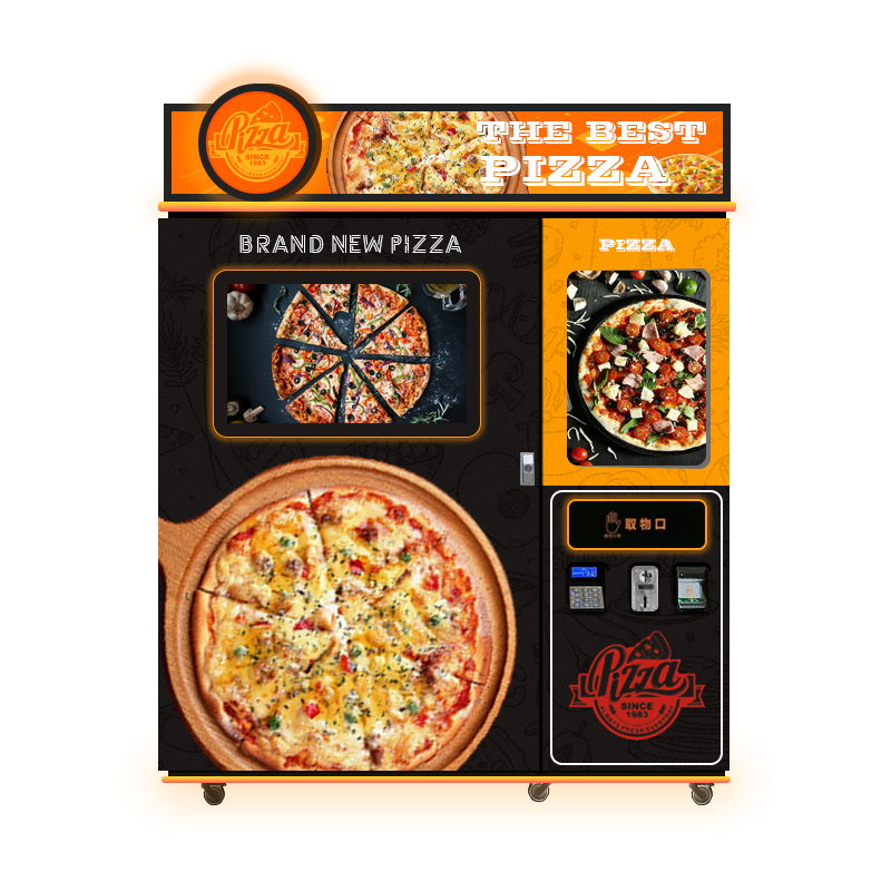 Big Touch Screen Advertising Pizza Vending Machine Factory Directly Pizza Making Vending Machine Pizza Robot