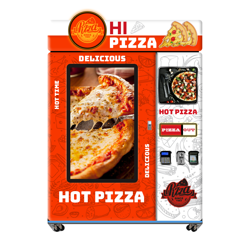 Big Touch Screen Advertising Pizza Vending Machine Factory Directly Pizza Making Vending Machine Pizza Robot