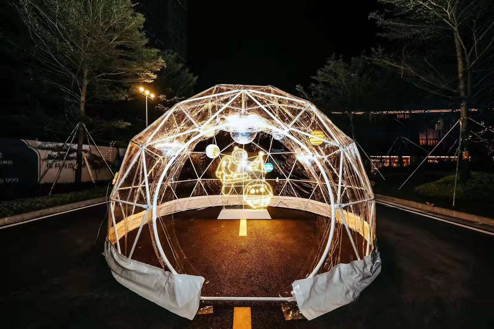 BATA custom outdoor geodesic dome tent camping tents camps hotel prefab dome house glamping tents