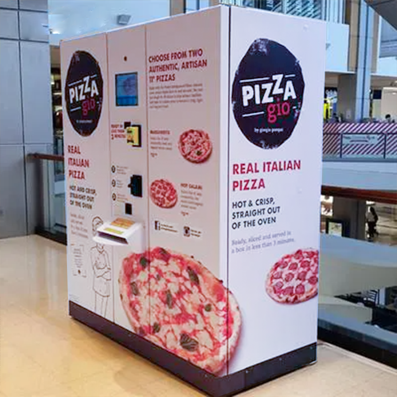 Touch Screen Contactless Customizable Cooling System High-end New Style Pizza Automatic Vending Machine for Sale