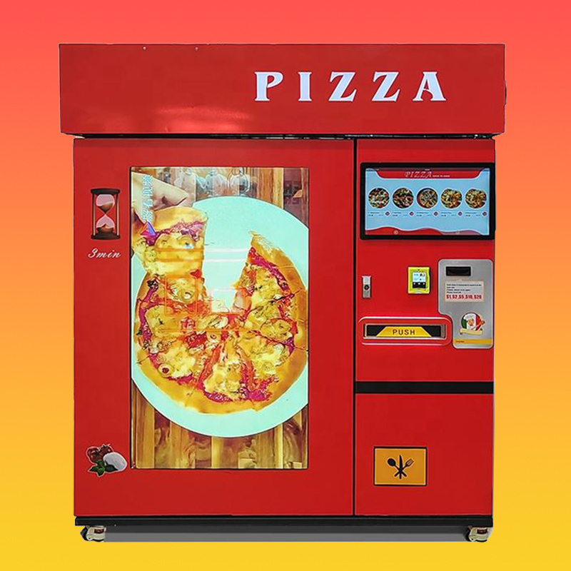 Hamburgers Vending Machine With Elevator In 24hours Pizza Robot Box Fresh Pizza Vending Machines Machine Machineautomated