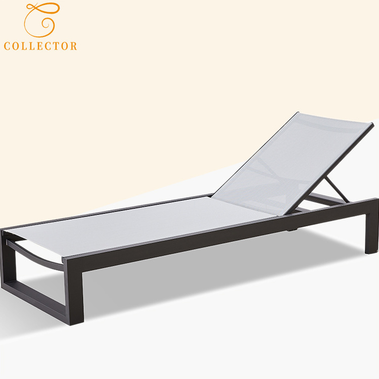 Pool Chairs Sun Lounger Swimming sun Beach Pool Lounger Aluminum Chaise Lounge Patio Hotel Outdoor Beach Furniture