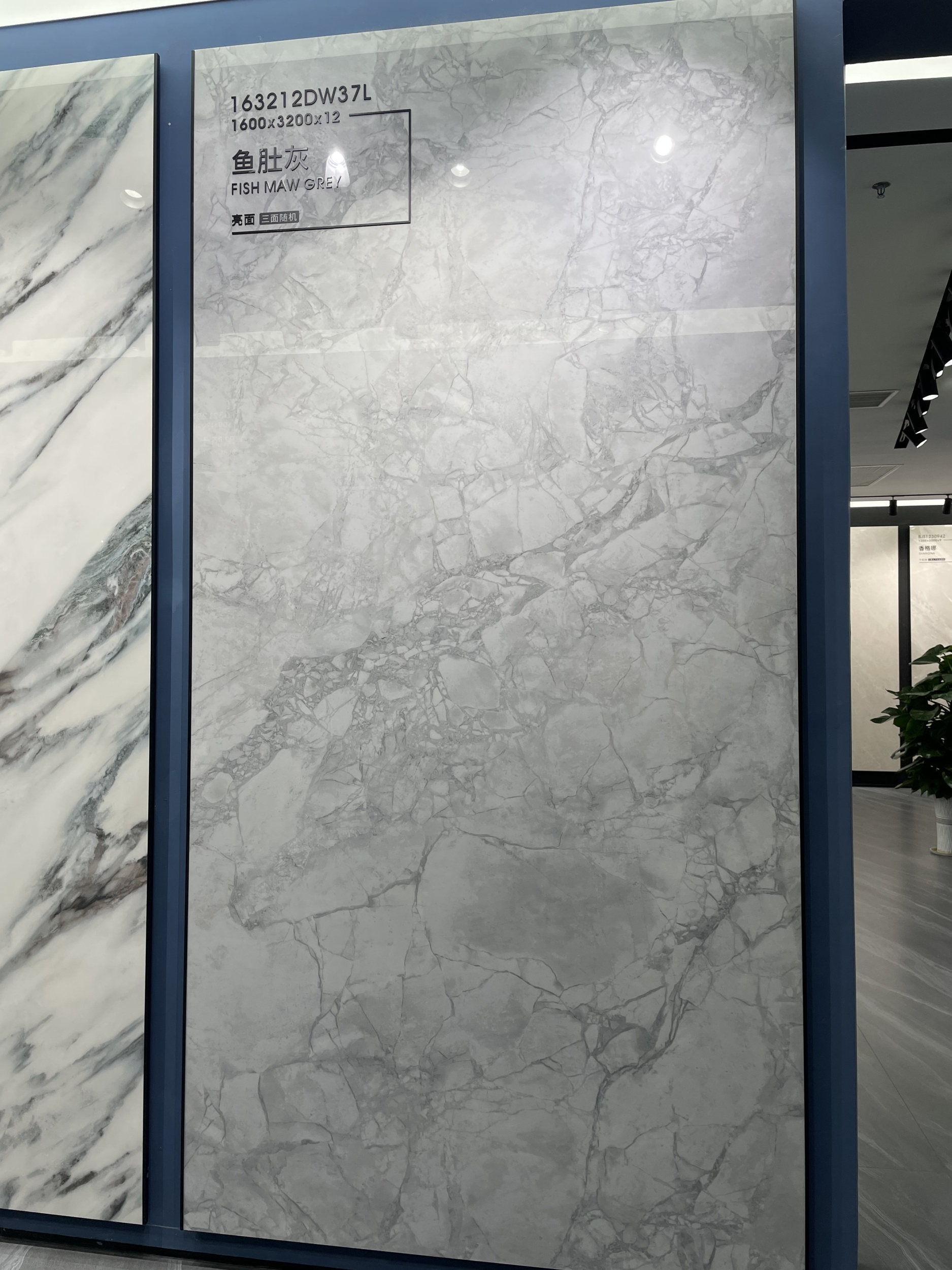 3200x1600 mm white marble look slab sintered stone porcelain tiles