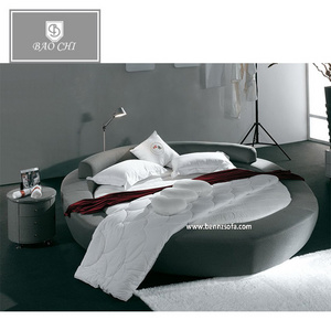 Custom Design King Size Round Platform Bed Sets