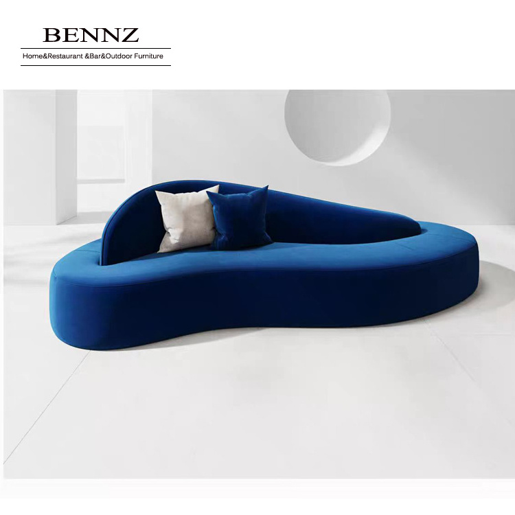 BENNZ FURNITURE reasonable price arabic floor s shaped  seating sofa for hotel shop