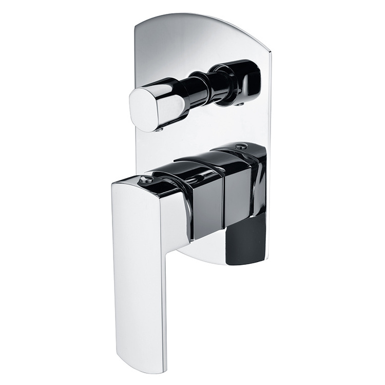 China factory watermark single lever concealed In-wall australia standard shower  mixer valve with diverter