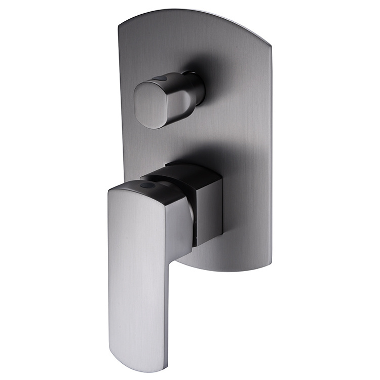 China factory watermark single lever concealed In-wall australia standard shower  mixer valve with diverter