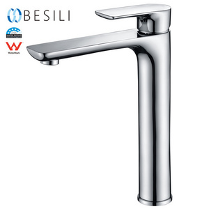 Watermark Contemporary Basin Tap Durable Basin Mixer Zinc Faucet Mixer Chrome Single Handle Basin Faucet